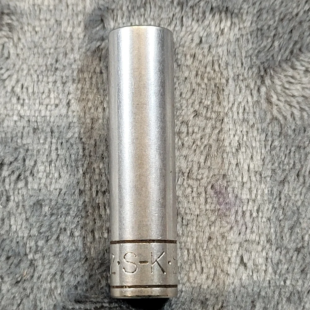 SK S-K Tools 41911 11/32 Deep Well Socket 6 Point 1/4 Drive USA Vintage Tool